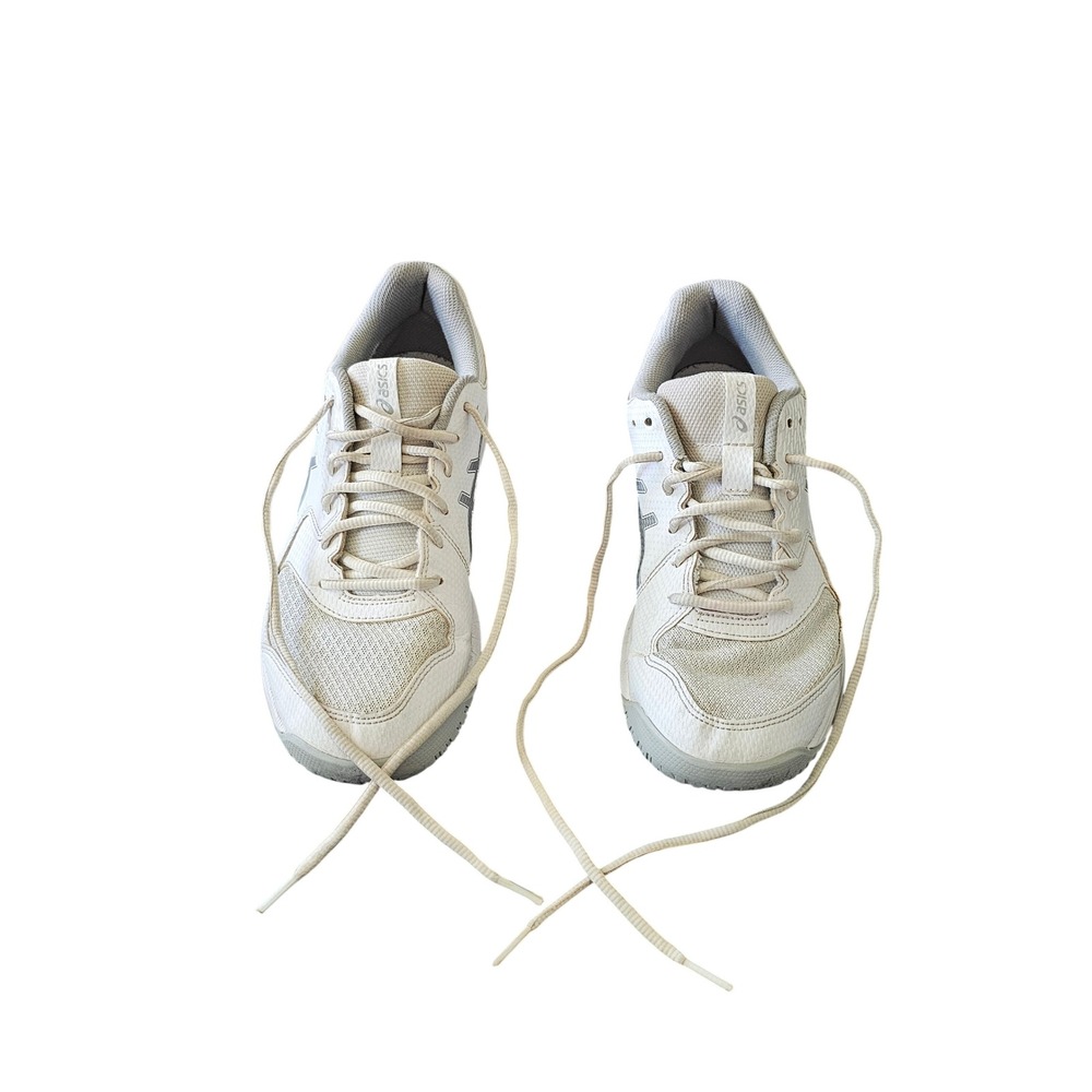 Asics Womens Gel-Dedicate 8 Size 10 White Silver Synthetic Tennis Shoes